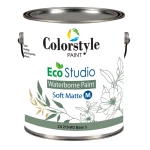 CS219-W3. COLORSTYLE ECO STUDIO ECOLOGICAL WATERBORNE PAINT SOFT MATT.  Высокопрочная Экологичная матовая  краска  для о