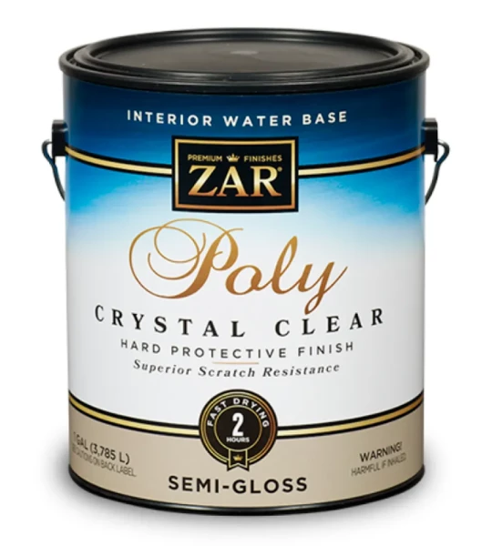 Полиуретановый лак на водной основе ZAR Interior Water Base Poly Crystal Clear