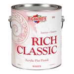 Американская, матовая краска RICH CLASSIC FLAT ACRYLIC для внутренних и наружных работ
